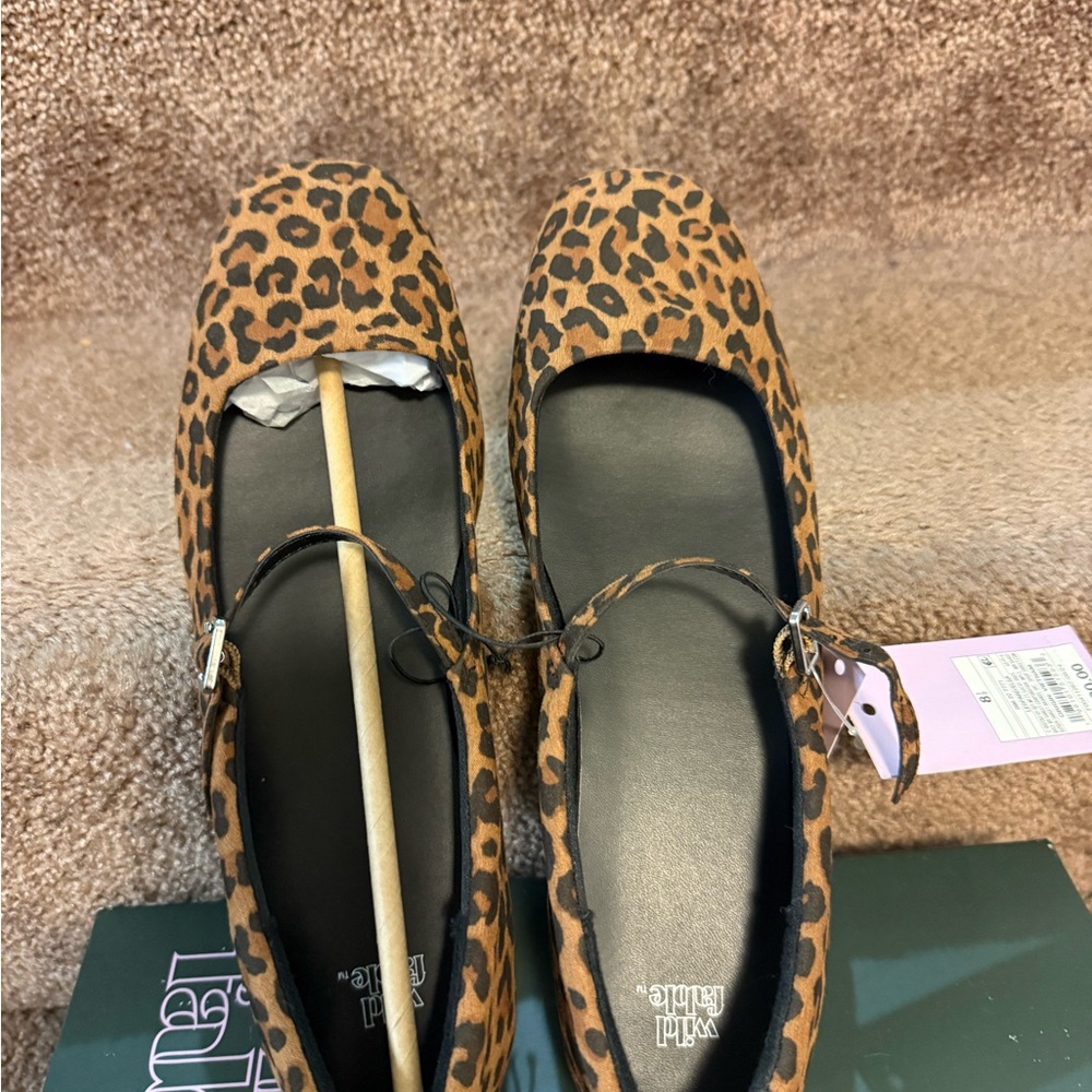 Leopard Print Mary Jane Women's Shoes